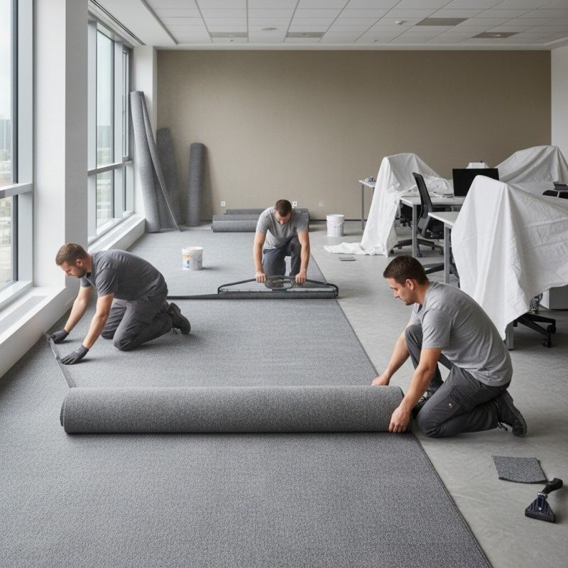 Our team working on Flooring Service projects in Pasadena, CA