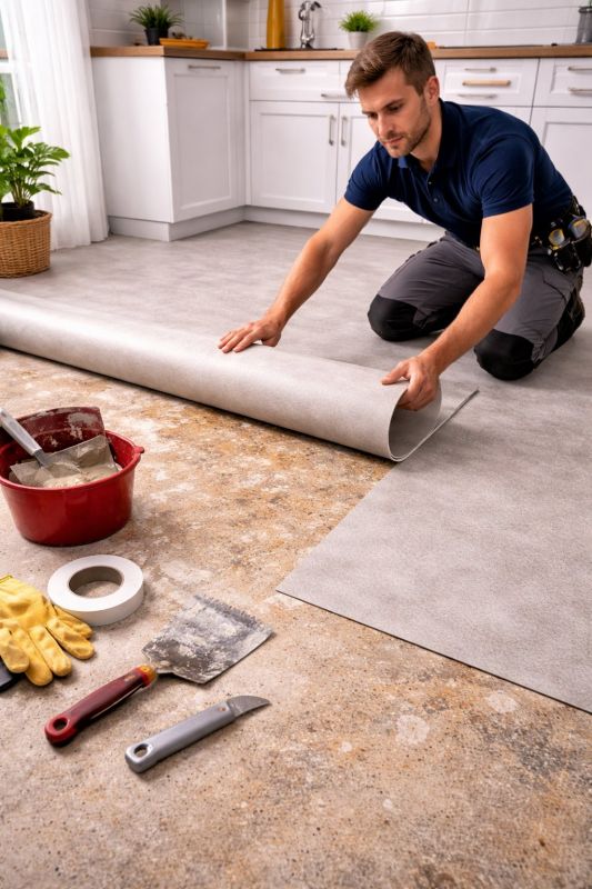 Linoleum Floor Installation in Compton, CA