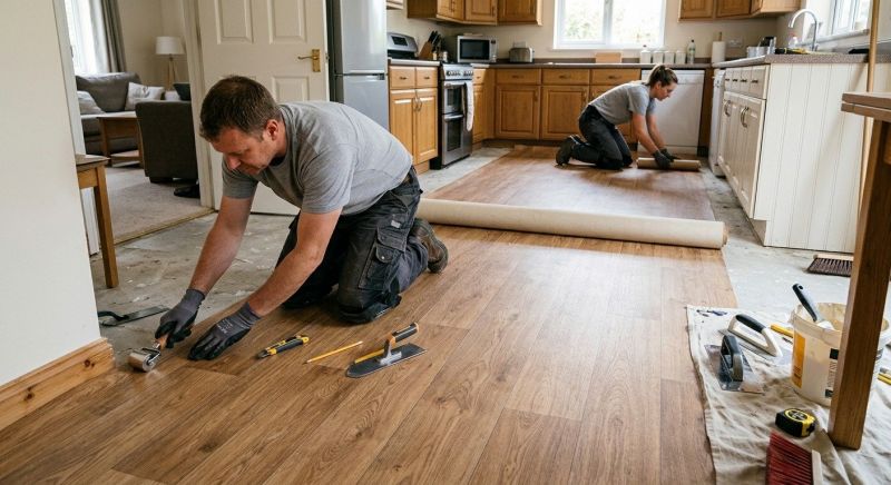 Linoleum Floor Installation in Pasadena, CA