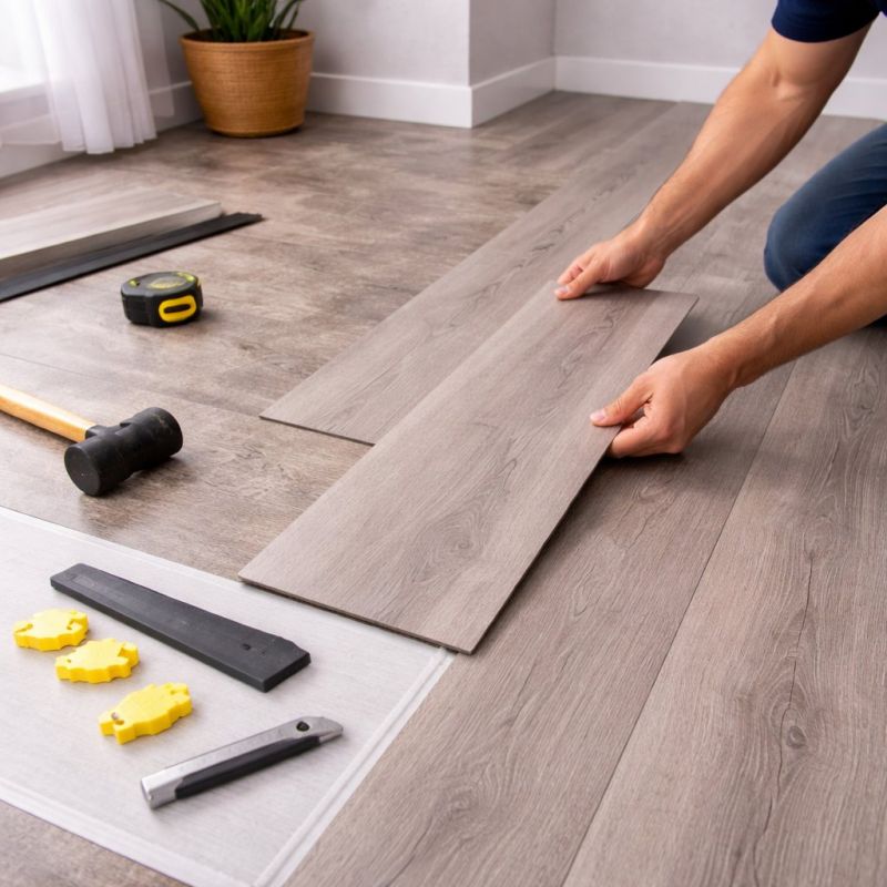Luxury Vinyl Tile Installation in North Hollywood, CA