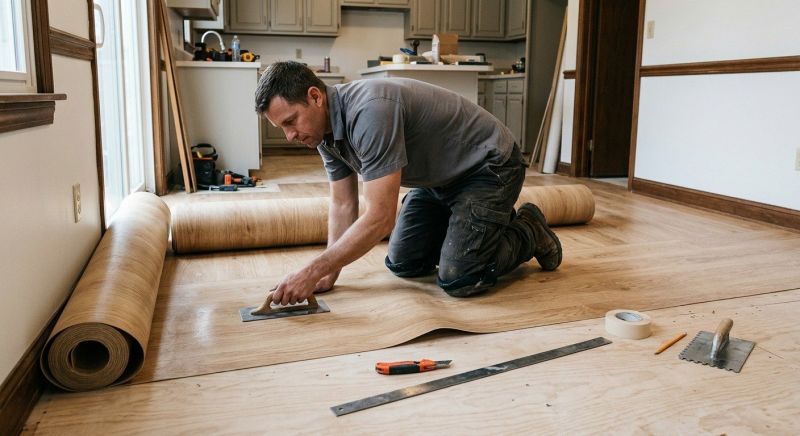Sheet Flooring Installation in La Habra, CA