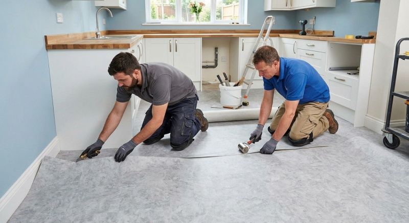 Sheet Linoleum Installation in Pasadena, CA