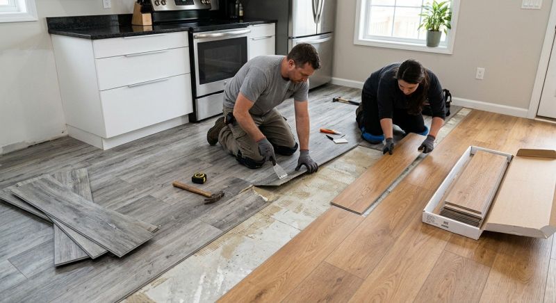 Vinyl Floor Replacement in Pasadena, CA